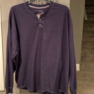 Men Hanes Henley Shirt;Sz XXXL
